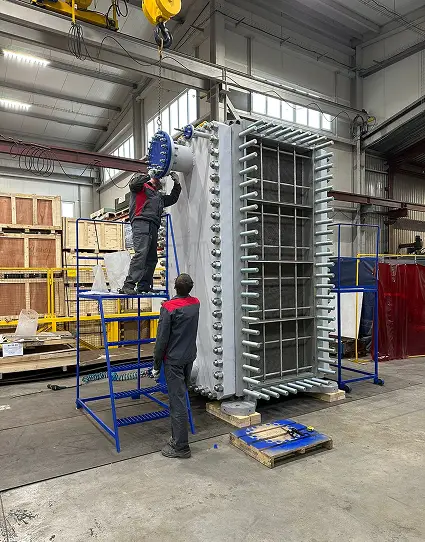 Сварные теплообменники для завода СПГ